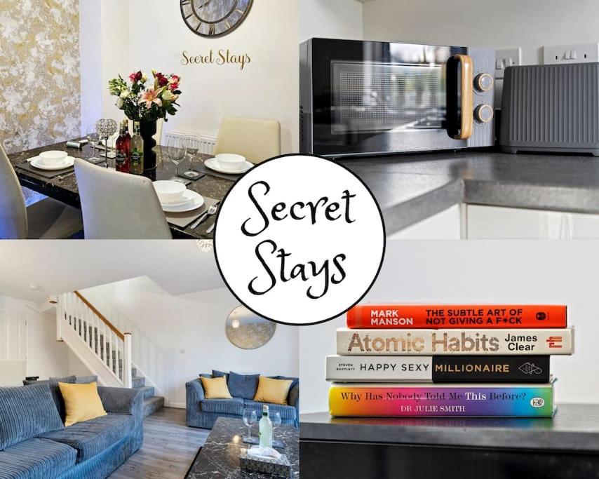 Luxury Birmingham City Centre Townhouse With Free Parking - Sleeps 4 - Perfect For Contractors, Business Travellers, Families And Other Groups - Near Bullring, Newstreet, Selfridges, Nec, Nia & Birmingham Airport Exterior foto